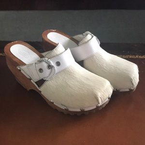 Vintage Calfskin Clogs